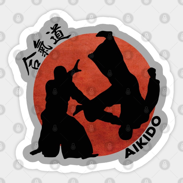 Aikido Sticker by TeeGo